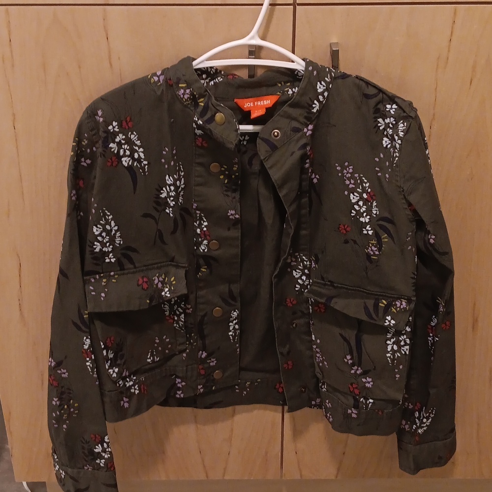Floral Army Jacket